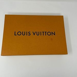 Authentic Louis Vuitton Accessory Orange Box w/Magnetic Close